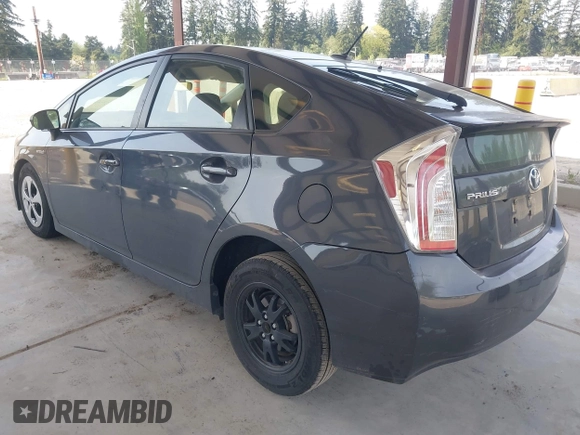 2013 Toyota Prius One with VIN JTDKN3DU0D1712405, listed as a IAAI auction lot 42126912 with 79,421 mi miles and . Bid and sale history available at DreamBid. Image 3.