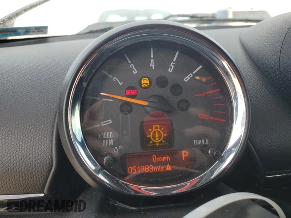 2016 MINI Countryman John Cooper Works with VIN WMWXD1C52GWT97652, listed as a Copart auction lot 49282345 with 51,983 mi miles and Salvage Title. Bid and sale history available at DreamBid. Image 9.