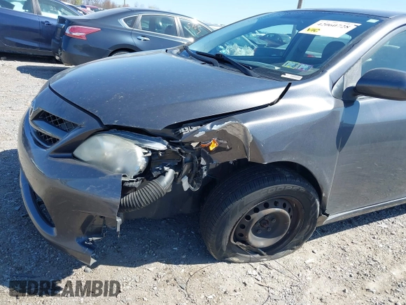2011 Toyota Corolla L with VIN JTDBU4EE4B9144190, listed as a IAAI auction lot 42060728 with 115,299 mi miles. Bid and sale history available at carsss.com. Image 6.