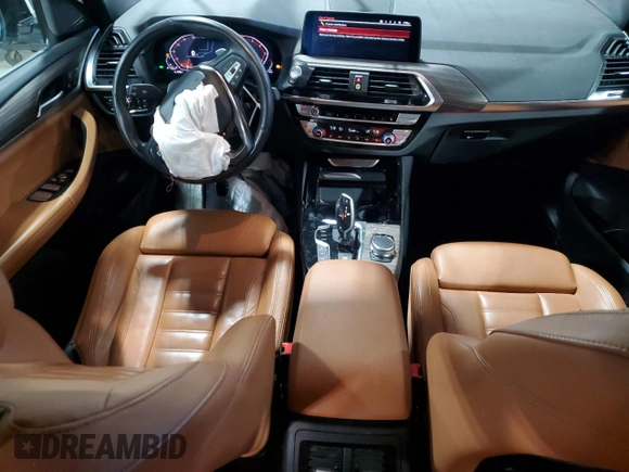 2020 BMW X3 xDrive30i with VIN 5UXTY5C03L9B17538, listed as a Copart auction lot 82562154 with 75,062 mi miles and Salvage Title. Bid and sale history available at DreamBid. Image 8.