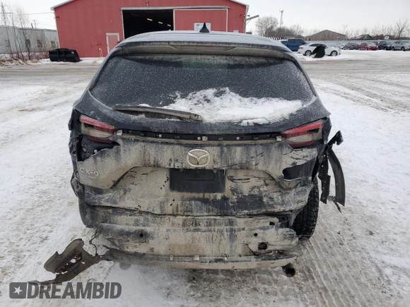 2020 Mazda CX-9 Grand Touring with VIN JM3TCBDY8L0414655, listed as a Copart auction lot 43123215 with 173,465 mi miles and Salvage Title. Bid and sale history available at carsss.com. Image 6.