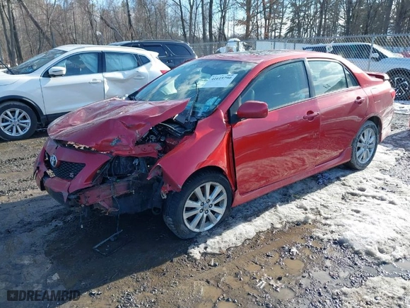 2010 Toyota Corolla with VIN 1NXBU4EE7AZ373180, listed as a IAAI auction lot 41619790 with 129,193 mi miles. Bid and sale history available at carsss.com. Image 2.