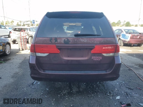2008 Honda Odyssey EX-L with VIN 5FNRL38728B022788, listed as a Copart auction lot 52721625 with 0 mi miles and Salvage Title. Bid and sale history available at carsss.com. Image 6.