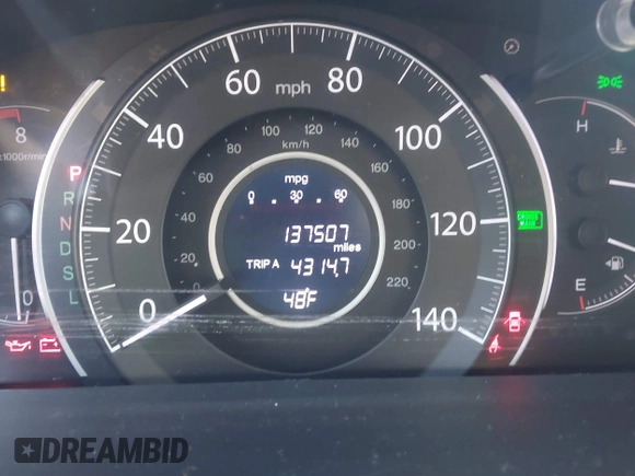 2016 Honda CR-V EX with VIN 2HKRM4H52GH714759, listed as a IAAI auction lot 41720202 with 137,507 mi miles and . Bid and sale history available at DreamBid. Image 15.