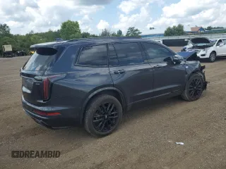 2021 Cadillac XT6 Sport with VIN 1GYKPGRS0MZ187818, listed as a Copart auction lot 66967824 with 66,956 mi miles and Salvage Title. Bid and sale history available at carsss.com. Image 3.