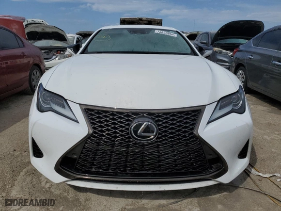 2019 Lexus RC with VIN JTHHA5BCXK5009507, listed as a Copart auction lot 73850854 with 82,575 mi miles and Non Repairable. Bid and sale history available at carsss.com. Image 5.