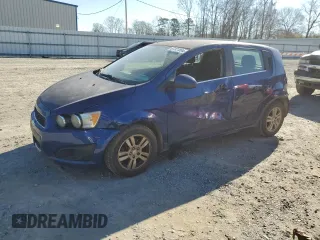 2014 Chevrolet Sonic LT with VIN 1G1JC6SH4E4205072, listed as a Copart auction lot 87321804 with 185,736 mi miles and Clean Title. Bid and sale history available at carsss.com. Image 1.