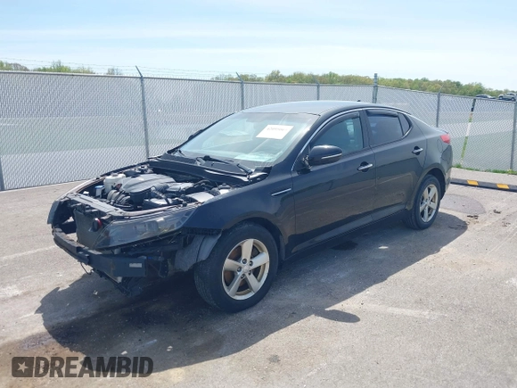 2013 Kia Optima LX with VIN 5XXGM4A72DG094053, listed as a IAAI auction lot 42095069 with 141,409 mi miles. Bid and sale history available at carsss.com. Image 2.