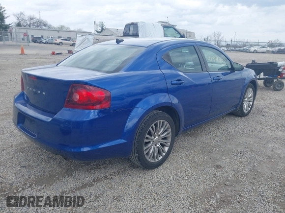 2014 Dodge Avenger SE with VIN 1C3CDZAB9EN235338, listed as a IAAI auction lot 41941403 with 144,085 mi miles. Bid and sale history available at carsss.com. Image 4.