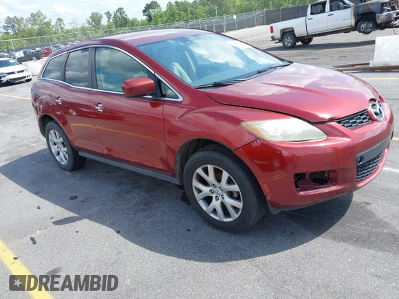 2007 Mazda CX-7 Sport with VIN JM3ER293X70145018, listed as a IAAI auction lot 42153581 with 146,839 mi miles. Bid and sale history available at carsss.com. Image 1.