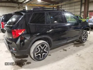2023 Honda Passport Elite with VIN 5FNYF8H03PB017374, listed as a Copart auction lot 86383224 with 2,046 mi miles and Salvage Title. Bid and sale history available at carsss.com. Image 3.