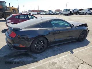2019 Ford Mustang EcoBoost with VIN 1FA6P8TH7K5181406, listed as a Copart auction lot 52205595 with 58,591 mi miles and Salvage Title. Bid and sale history available at carsss.com. Image 3.