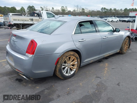 2016 Chrysler 300 with VIN 2C3CCAEGXGH268659, listed as a IAAI auction lot 41458474 with 101,689 mi miles. Bid and sale history available at carsss.com. Image 4.
