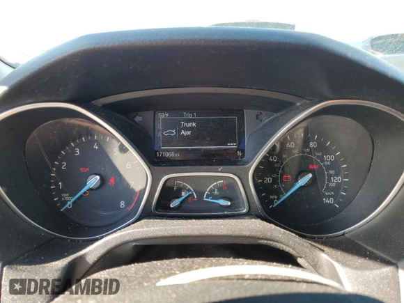 2016 Ford Focus SE with VIN 1FADP3F21GL211388, listed as a Copart auction lot 43400374 with 171,068 mi miles and Salvage Title. Bid and sale history available at DreamBid. Image 9.