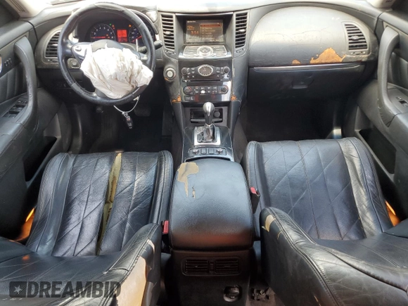 2010 Infiniti FX with VIN JN8AS1MU9AM800926, listed as a Copart auction lot 57456345 with 176,892 mi miles and Salvage title. Bid and sale history available at DreamBid. Image 8.