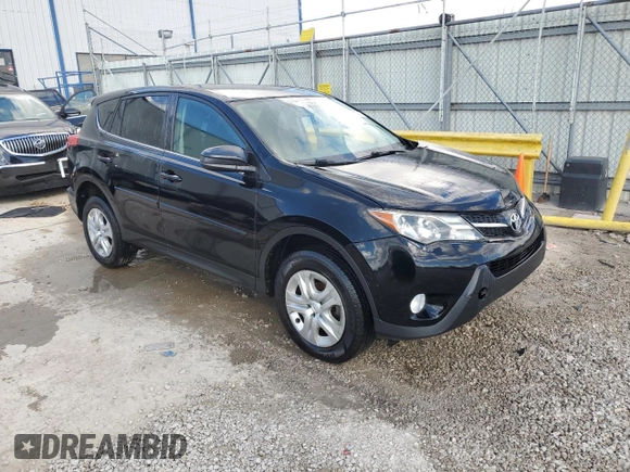 2015 Toyota RAV4 LE with VIN 2T3BFREV0FW394894, listed as a Copart auction lot 46898505 with 151,763 mi miles and Salvage Title. Bid and sale history available at carsss.com. Image 4.