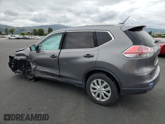 2016 Nissan Rogue SV with VIN KNMAT2MV7GP668330, listed as a Copart auction lot 54624175 with 157,146 mi miles and Salvage Title. Bid and sale history available at carsss.com. Image 2.