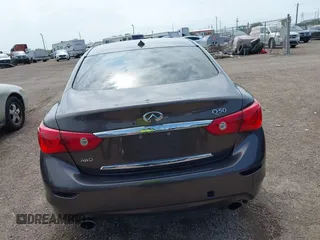 2014 Infiniti Q50 Sport with VIN JN1BV7ARXEM690925, listed as a IAAI auction lot 42163630 with 130,931 mi miles and . Bid and sale history available at carsss.com. Image 16.