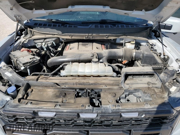 2023 Ford F-150 Raptor with VIN 1FTFW1RG7PFB77277, listed as a Copart auction lot 51096445 with 43,917 mi miles and Salvage Title. Bid and sale history available at DreamBid. Image 11.