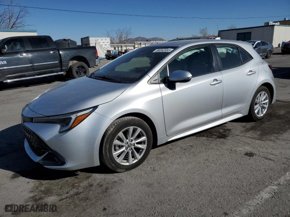 2024 Toyota Corolla Hatchback SE with VIN JTND4MBE3R3225770, listed as a Copart auction lot 88362055 with 4,341 mi miles and Clean Title. Bid and sale history available at carsss.com. Image 1.