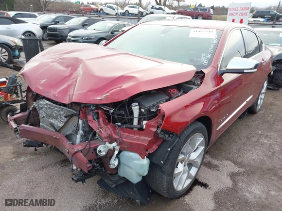 2019 Chevrolet Impala Premier with VIN 1G1105S32KU103921, listed as a IAAI auction lot 41497349 with 26,100 mi miles. Bid and sale history available at carsss.com. Image 18.