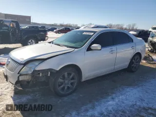 2010 Mercury Milan Premier with VIN 3MEHM0JG3AR613149, listed as a Copart auction lot 85923564 with 178,950 mi miles and Salvage Title. Bid and sale history available at carsss.com. Image 1.