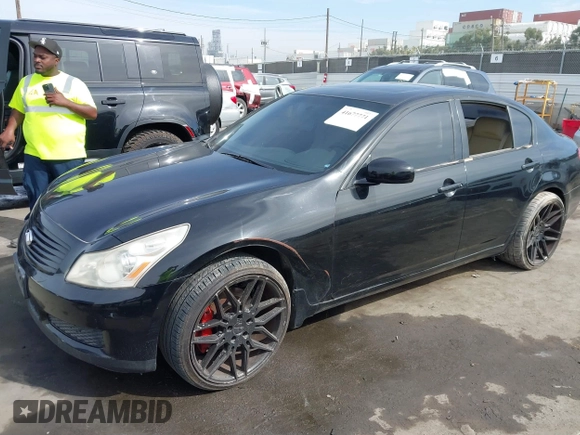 2008 Infiniti G35 Sedan x with VIN JNKBV61FX8M268105, listed as a IAAI auction lot 41677771 with 1 mi miles. Bid and sale history available at carsss.com. Image 2.