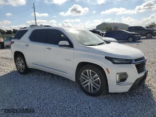 2023 Chevrolet Traverse High Country with VIN 1GNERNKW6PJ255970, listed as a Copart auction lot 77387294 with 23,258 mi miles and Salvage Title. Bid and sale history available at carsss.com. Image 4.