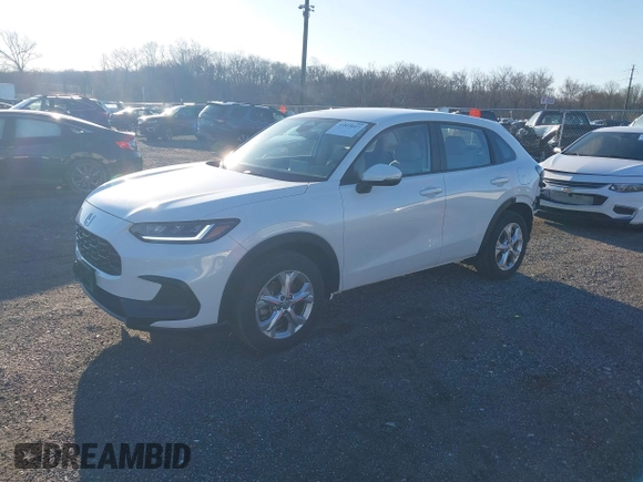 2023 Honda HR-V LX with VIN 3CZRZ1H32PM724551, listed as a IAAI auction lot 41815617 with 25,300 mi miles and . Bid and sale history available at DreamBid. Image 17.