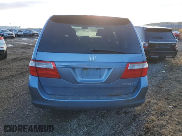 2006 Honda Odyssey LX with VIN 5FNRL38286B508295, listed as a Copart auction lot 46486555 with 352,003 mi miles and Salvage Title. Bid and sale history available at carsss.com. Image 6.