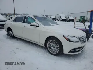 2019 Mercedes-Benz S 560 with VIN WDDUG8GB2KA458581, listed as a Copart auction lot 88245625 with 93,555 mi miles and Clean Title. Bid and sale history available at DreamBid. Image 4.