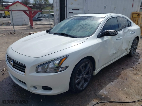 2014 Nissan Maxima 3.5 SV w/Sport Pkg with VIN 1N4AA5AP7EC447012, listed as a IAAI auction lot 41854199 with 219,367 mi miles. Bid and sale history available at carsss.com. Image 2.