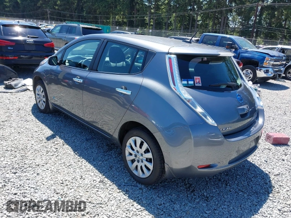 2016 Nissan LEAF S with VIN 1N4AZ0CP1GC303841, listed as a IAAI auction lot 42686655 with 82,690 mi miles and . Bid and sale history available at DreamBid. Image 3.