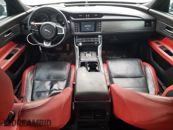 2016 Jaguar XF S with VIN SAJBG4BV2GCY04993, listed as a Copart auction lot 51100865 with 92,410 mi miles and Salvage Title. Bid and sale history available at DreamBid. Image 8.