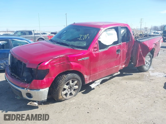 2010 Ford F-150 XL with VIN 1FTFX1EVXAFB72986, listed as a IAAI auction lot 41865503 with 150,323 mi miles. Bid and sale history available at carsss.com. Image 2.