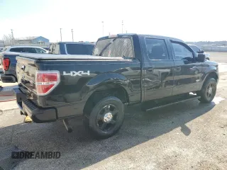2013 Ford F-150 XL with VIN 1FTFW1ETXDFA61957, listed as a Copart auction lot 46628685 with 186,266 mi miles and Non Repairable. Bid and sale history available at carsss.com. Image 3.