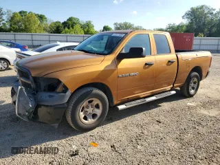 2012 Ram 1500 ST with VIN 1C6RD6FP0CS258814, listed as a Copart auction lot 52071985 with 162,012 mi miles and Salvage title. Bid and sale history available at DreamBid. Image 1.