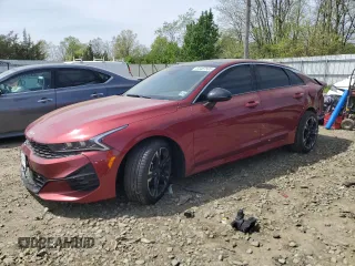 2022 Kia K5 GT-Line z VIN 5XXG64J25NG120810, wystawiony jako Copart lot #54487505 z przebiegiem 46 542 mil mil oraz Szkoda całkowita • Salvage title. Historia ofert i sprzedaży dostępna na DreamBid. Obrazek 1.