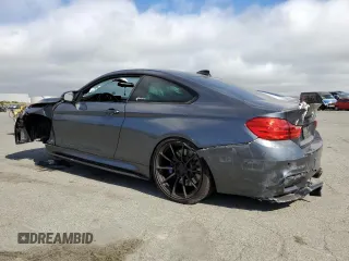2015 BMW M4 with VIN WBS3R9C5XFF708690, listed as a Copart auction lot 54951254 with 42,105 mi miles and Salvage Title. Bid and sale history available at carsss.com. Image 2.