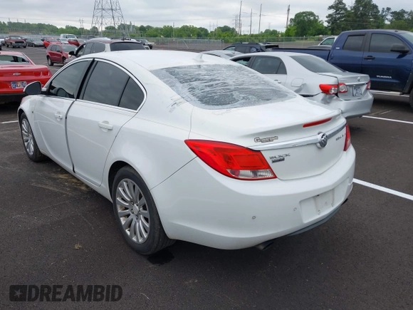 2011 Buick Regal CXL Turbo TO1 with VIN W04GV5EV7B1120242, listed as a IAAI auction lot 42144488 with 175,341 mi miles and . Bid and sale history available at DreamBid. Image 3.
