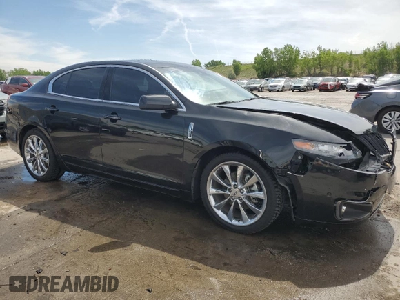2010 Lincoln MKS EcoBoost with VIN 1LNHL9FT3AG615548, listed as a Copart auction lot 58536075 with 35,422 mi miles and Salvage title. Bid and sale history available at DreamBid. Image 4.