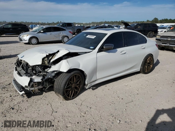 2020 BMW 3 Series M340i with VIN WBA5U7C01LFH12419, listed as a Copart auction lot 49358895 with Not Provided miles and Salvage Title. Bid and sale history available at DreamBid. Image 1.