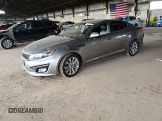 2014 Kia Optima SX with VIN 5XXGR4A74EG315803, listed as a Copart auction lot 48931925 with 115,208 mi miles and Salvage title. Bid and sale history available at DreamBid. Image 1.
