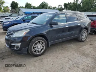 2015 Chevrolet Traverse LT with VIN 1GNKRGKD6FJ313068, listed as a Copart auction lot 57554715 with 211,207 mi miles and Salvage title. Bid and sale history available at DreamBid. Image 1.