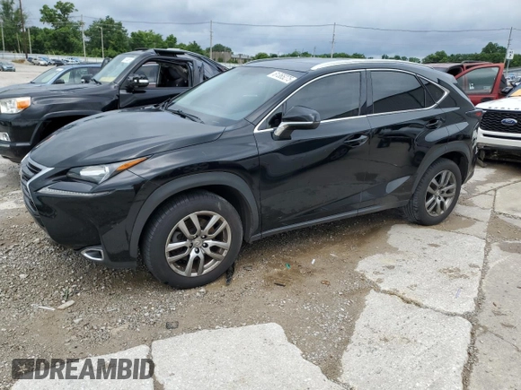 2016 Lexus NX 200t with VIN JTJBARBZ0G2086265, listed as a Copart auction lot 61365275 with 97,649 mi miles and Salvage title. Bid and sale history available at DreamBid. Image 1.