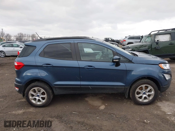 2022 Ford EcoSport SE with VIN MAJ6S3GL3NC469553, listed as a IAAI auction lot 41854545 with 40,339 mi miles and . Bid and sale history available at DreamBid. Image 13.