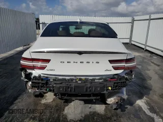 2024 Genesis G80 2.5T with VIN KMTGB4SC8RU238080, listed as a Copart auction lot 78123994 with 12,759 mi miles and Non Repairable. Bid and sale history available at carsss.com. Image 6.