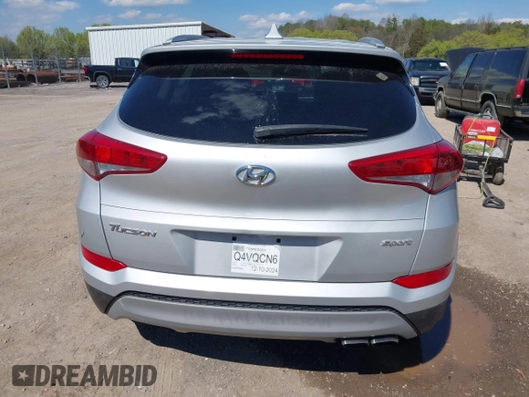 2018 Hyundai Tucson Sport with VIN KM8J33AL1JU817635, listed as a IAAI auction lot 41889913 with 78,255 mi miles. Bid and sale history available at carsss.com. Image 16.