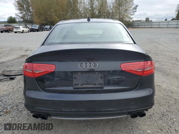 2013 Audi S4 Premium Plus with VIN WAUBGAFL3DA084873, listed as a Copart auction lot 72006444 with 85,713 mi miles and Salvage Title. Bid and sale history available at carsss.com. Image 6.