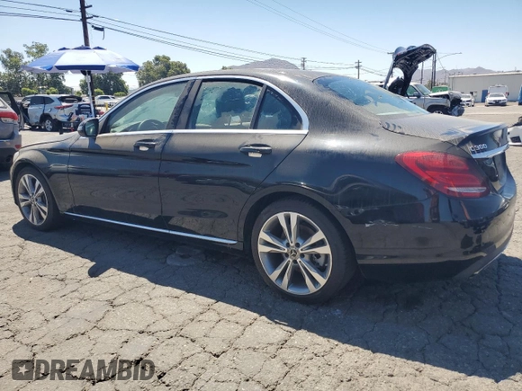 2018 Mercedes-Benz C 300 with VIN 55SWF4JB0JU247407, listed as a Copart auction lot 63086265 with 50,369 mi miles and Clean title. Bid and sale history available at DreamBid. Image 2.